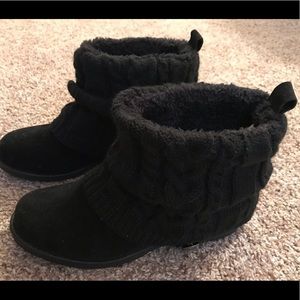 MukLuks Booties, Black, 9